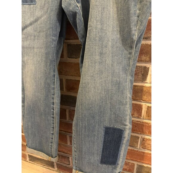 Judy Blue High Waist Double Rolled Cuff Patchwork Women's Jeans Size 18W NWT - Picture 3 of 8